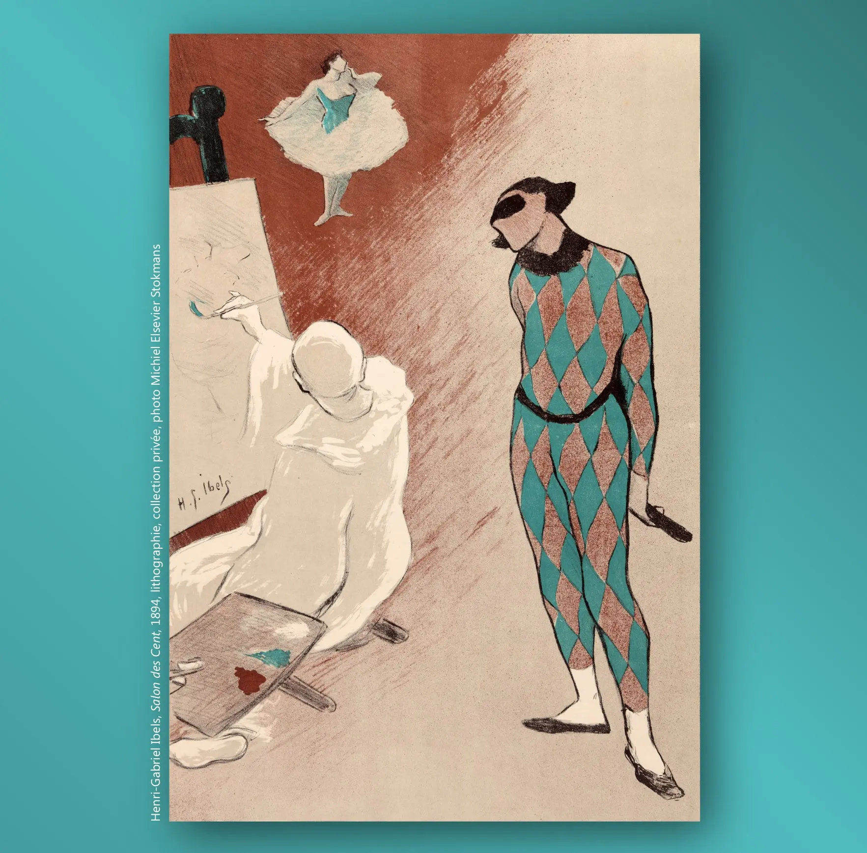 Henri-Gabriel Ibels, Salon des Cents, 1894 lithographie, collection privée,