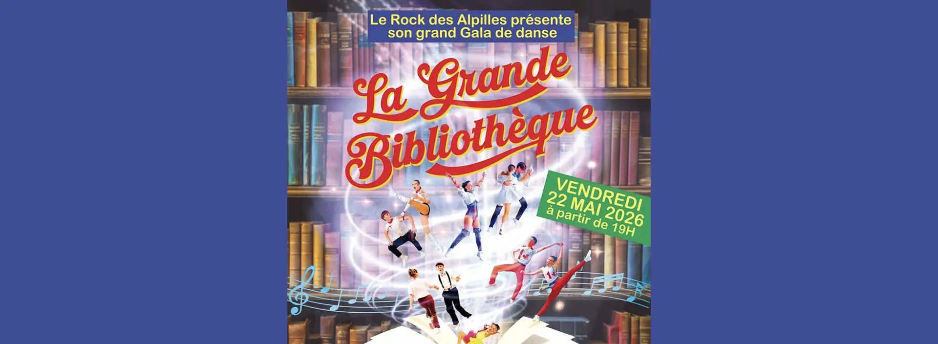 Affiche spectacle de danse par Rock des Alpilles