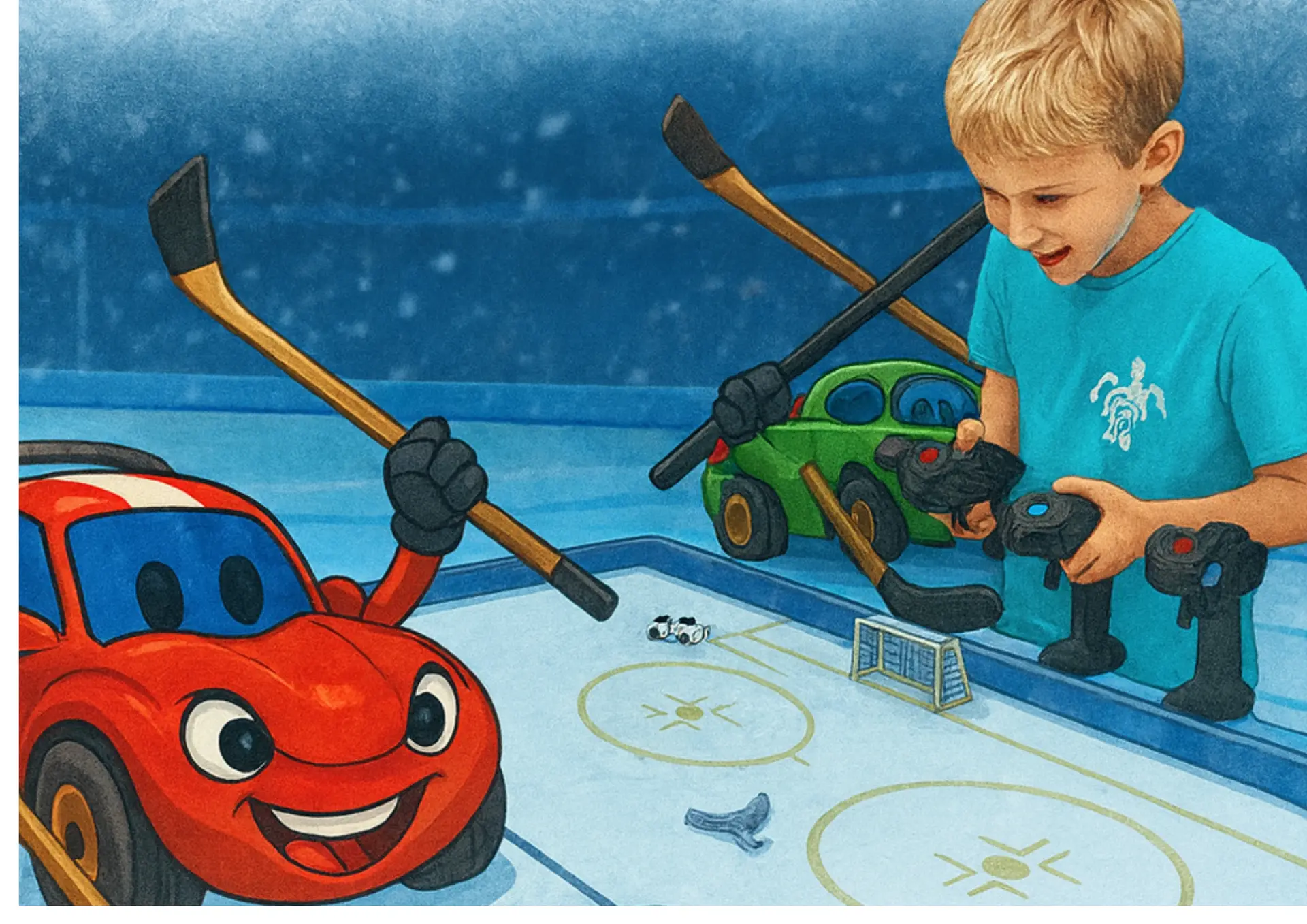 Folie Val d'Arly - Qui dominera la glace ?