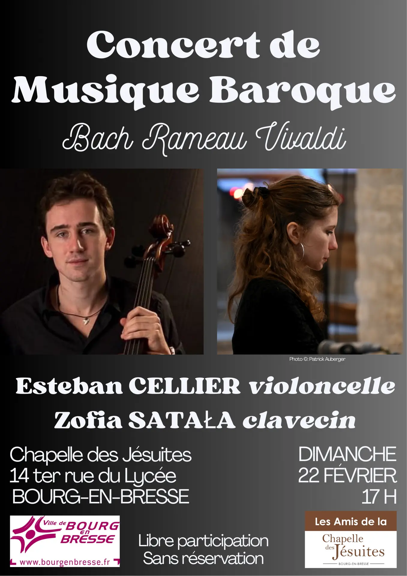 Affiche_Concert de Musique Baroque_Bourg-en-Bresse