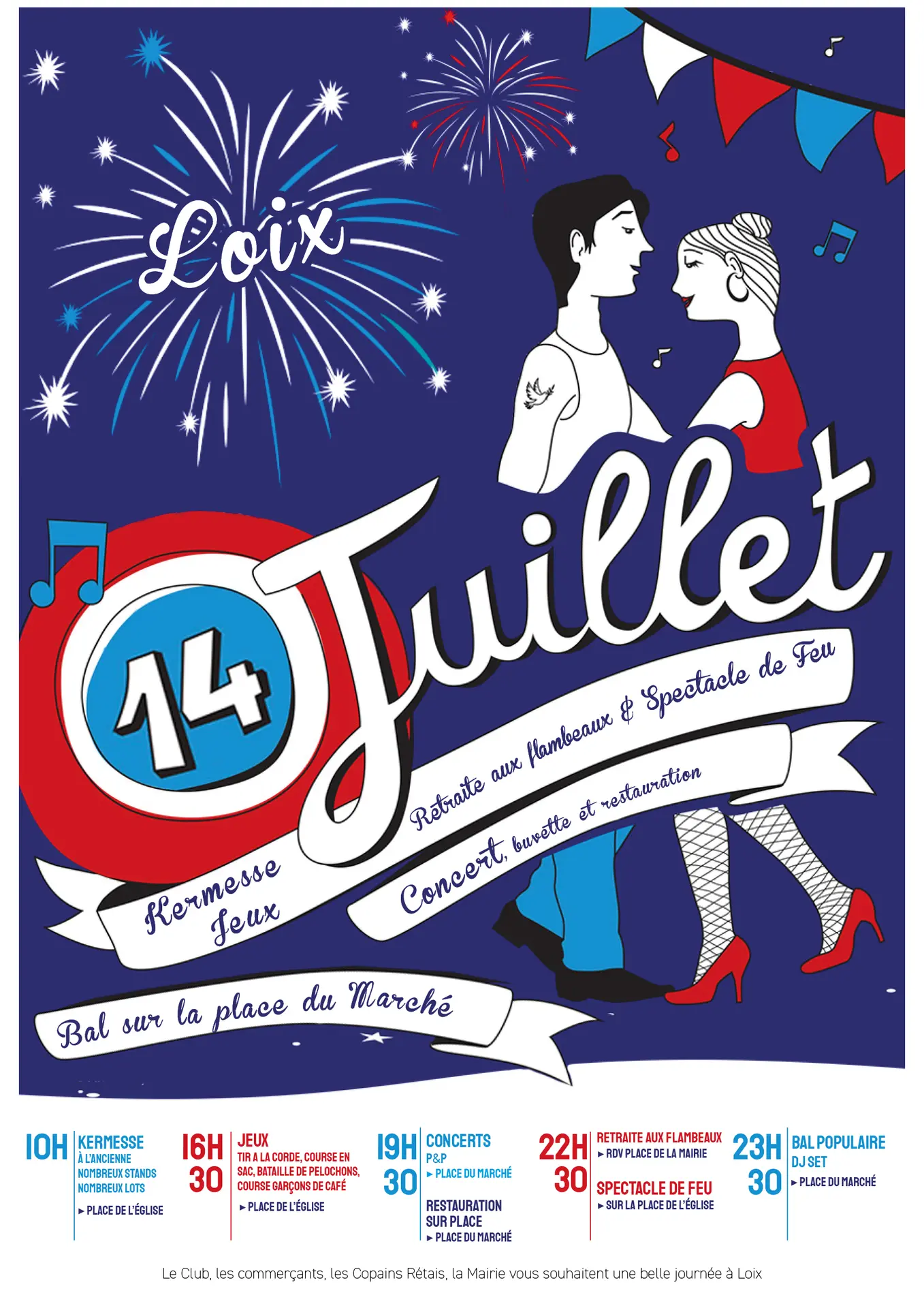 Kermesse et jeux du 14 Juillet_Loix