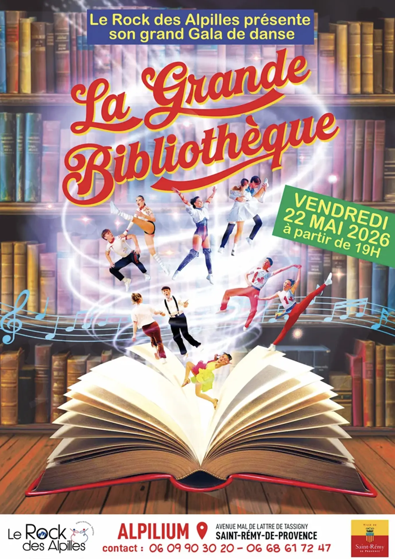 Affiche spectacle de danse par Rock des Alpilles