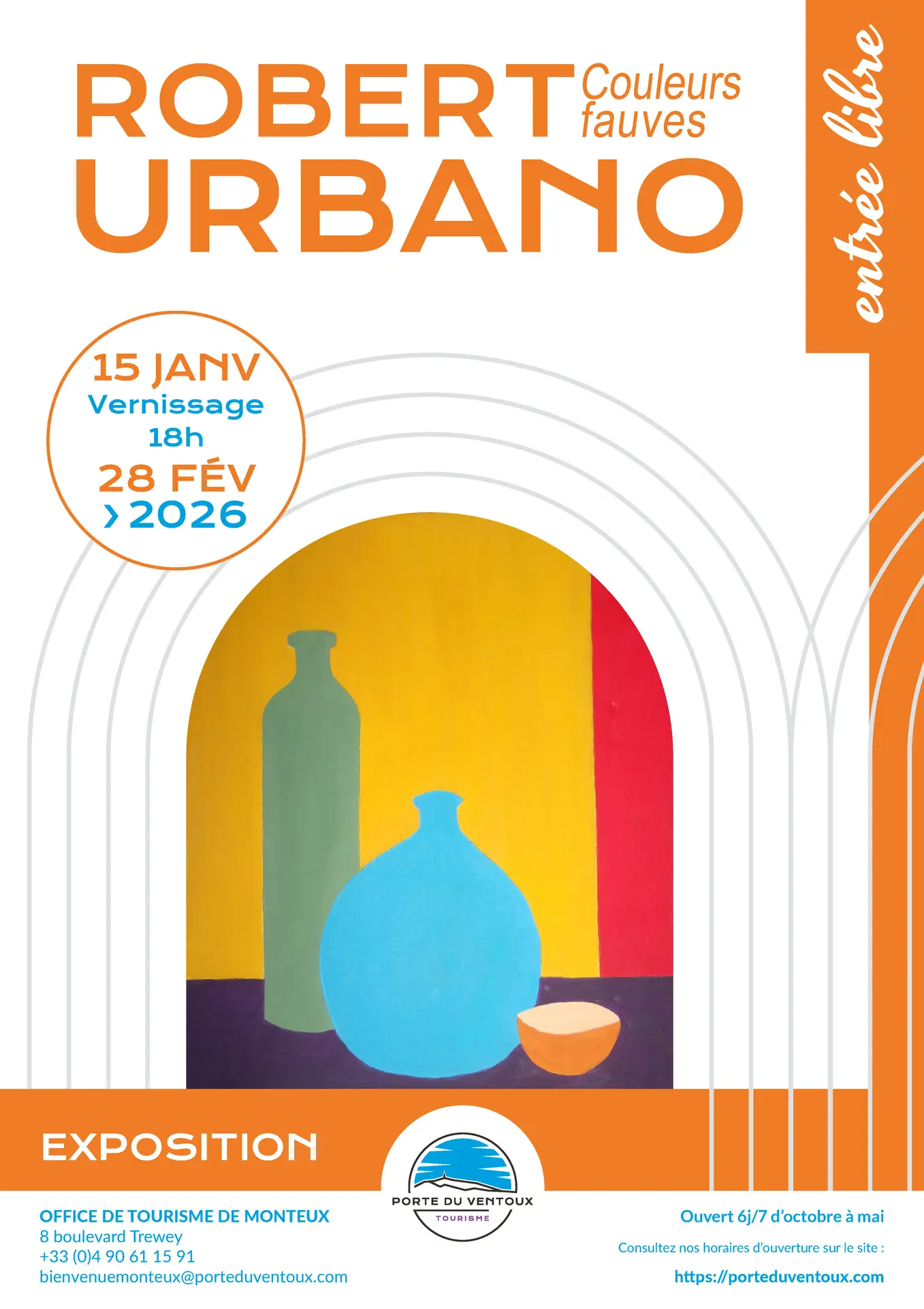 Exposition - Couleurs fauves, Robert Urbano_Monteux