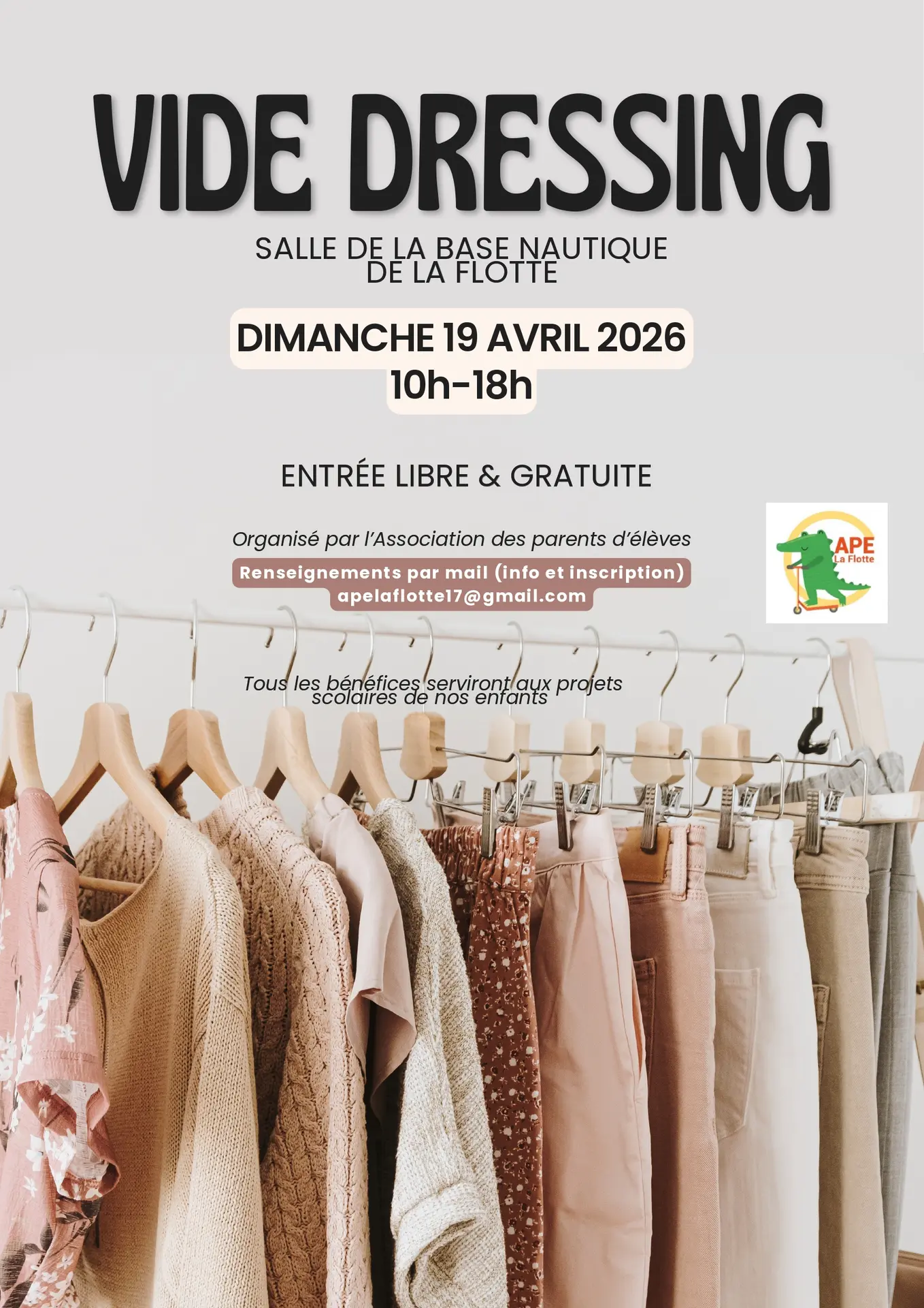 Vide dressing de l'APE_La Flotte
