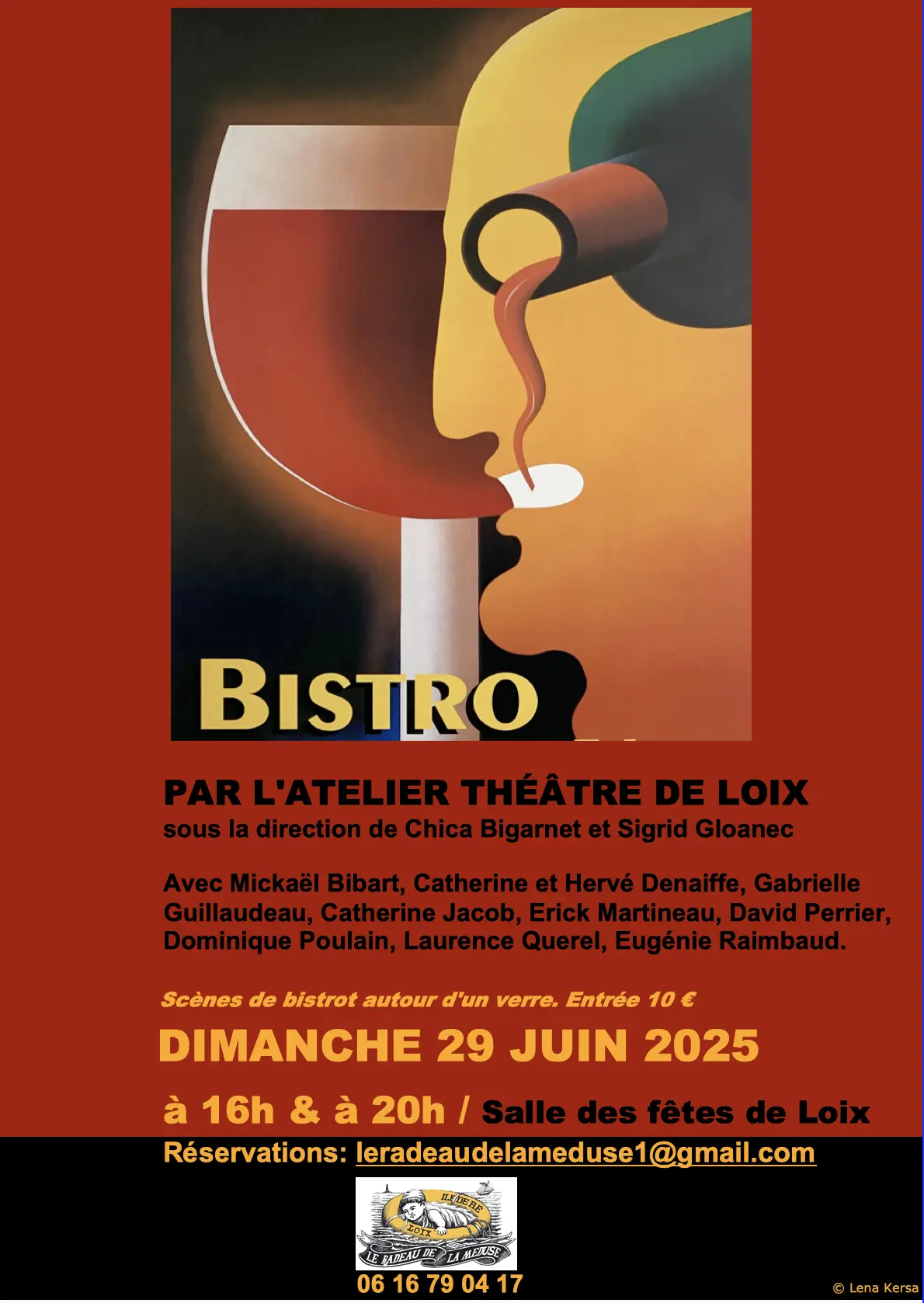 Affiche - Bistro - Le radeau de la méduse_Loix