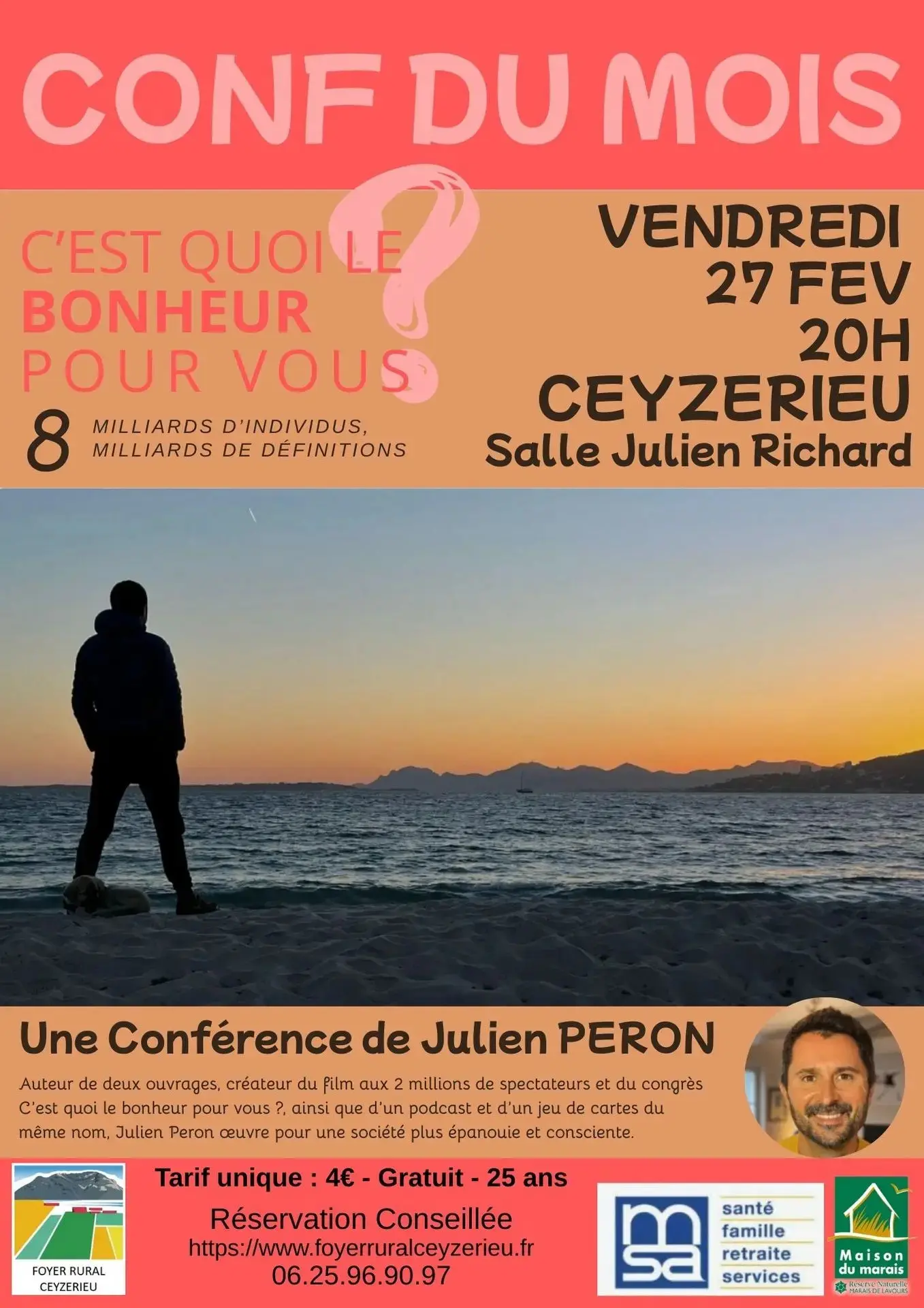 Conférence du mois : c'est quoi le bonheur pour vous ?_Ceyzérieu