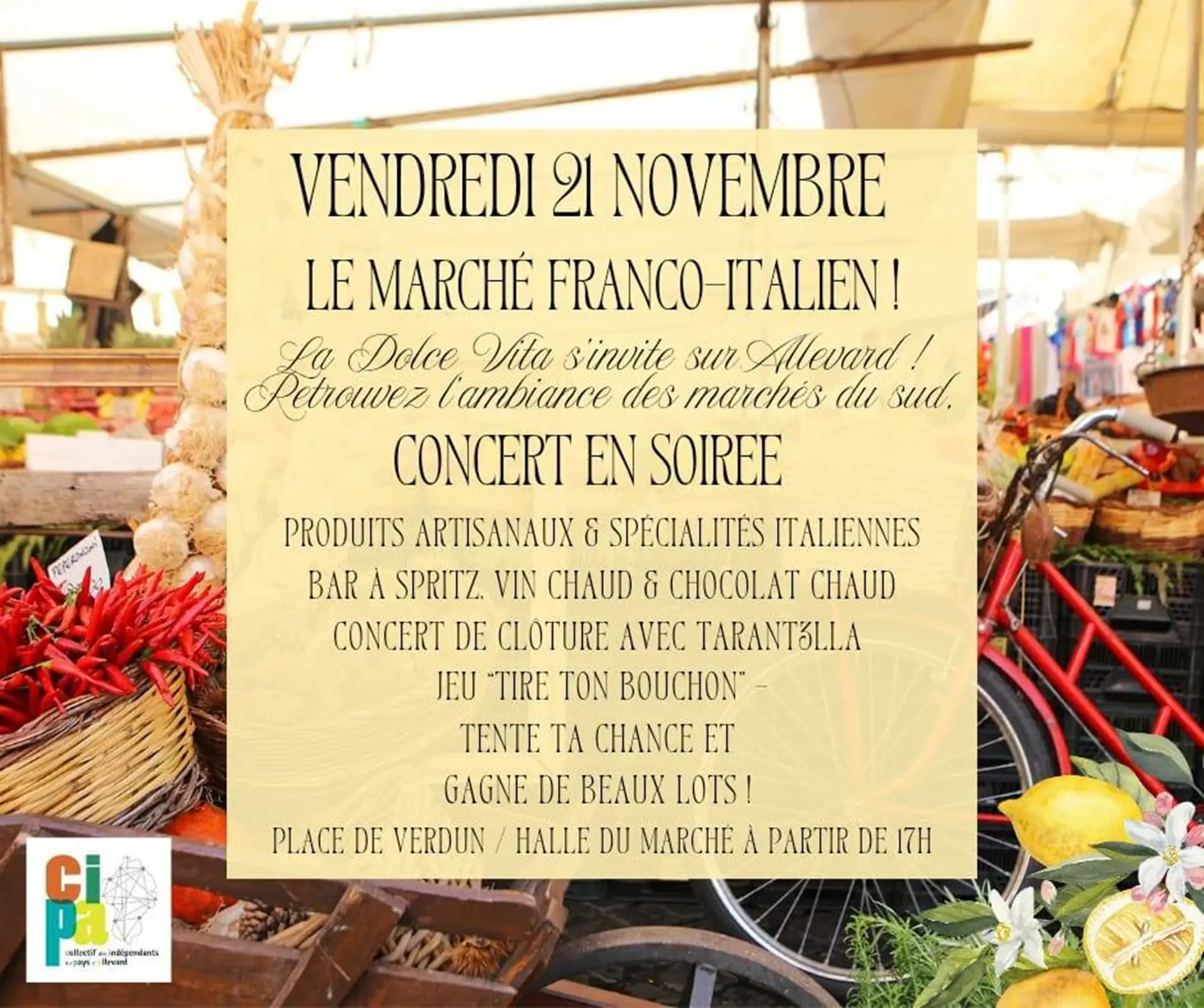 Marché Franco-Italien - Les journées italiennes dans le pays d'Allevard