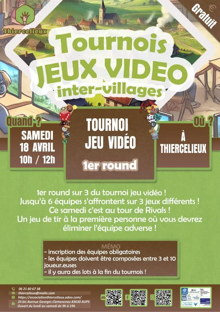 Tournoi  jeux vidéo