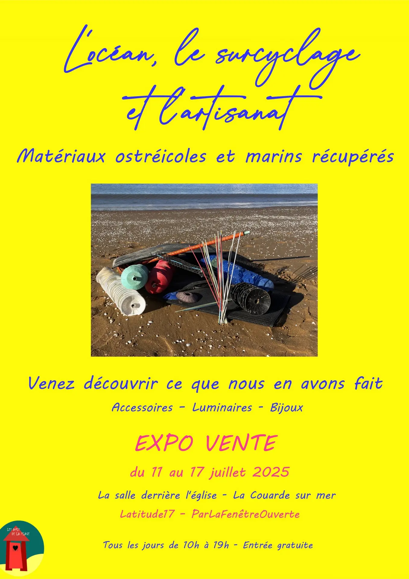 Exposition L'océan, le surcyclage et l'artisanat_La Couarde-sur-Mer