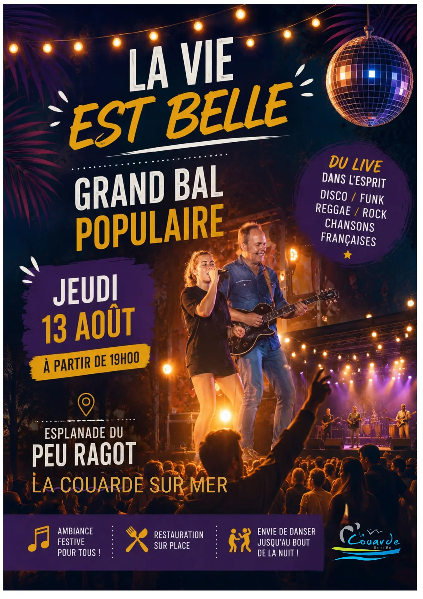 Grand Ball – ‘La vie est belle’ Concert_La Couarde-sur-Mer