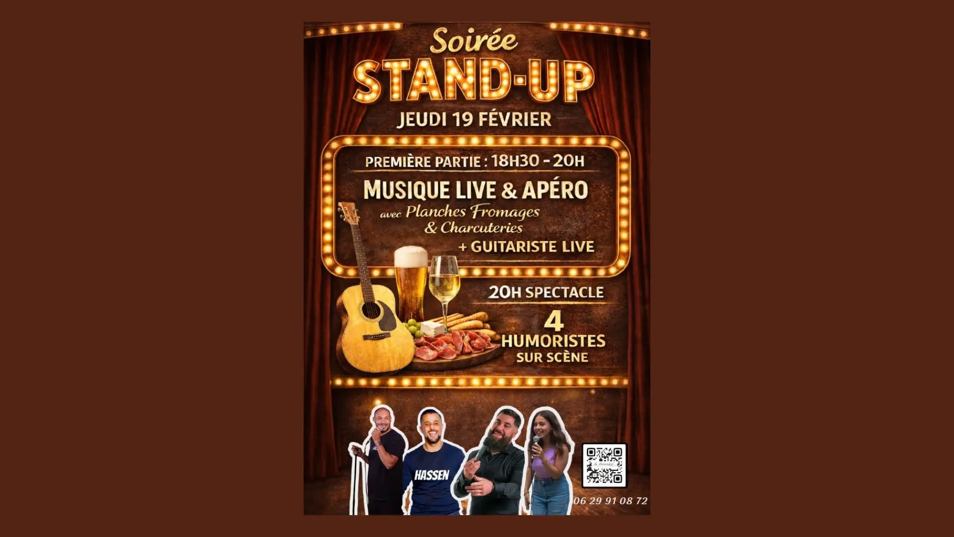 Soirée musique live et stand-up à l'Hostellerie La Farandole_Sanary-sur-Mer