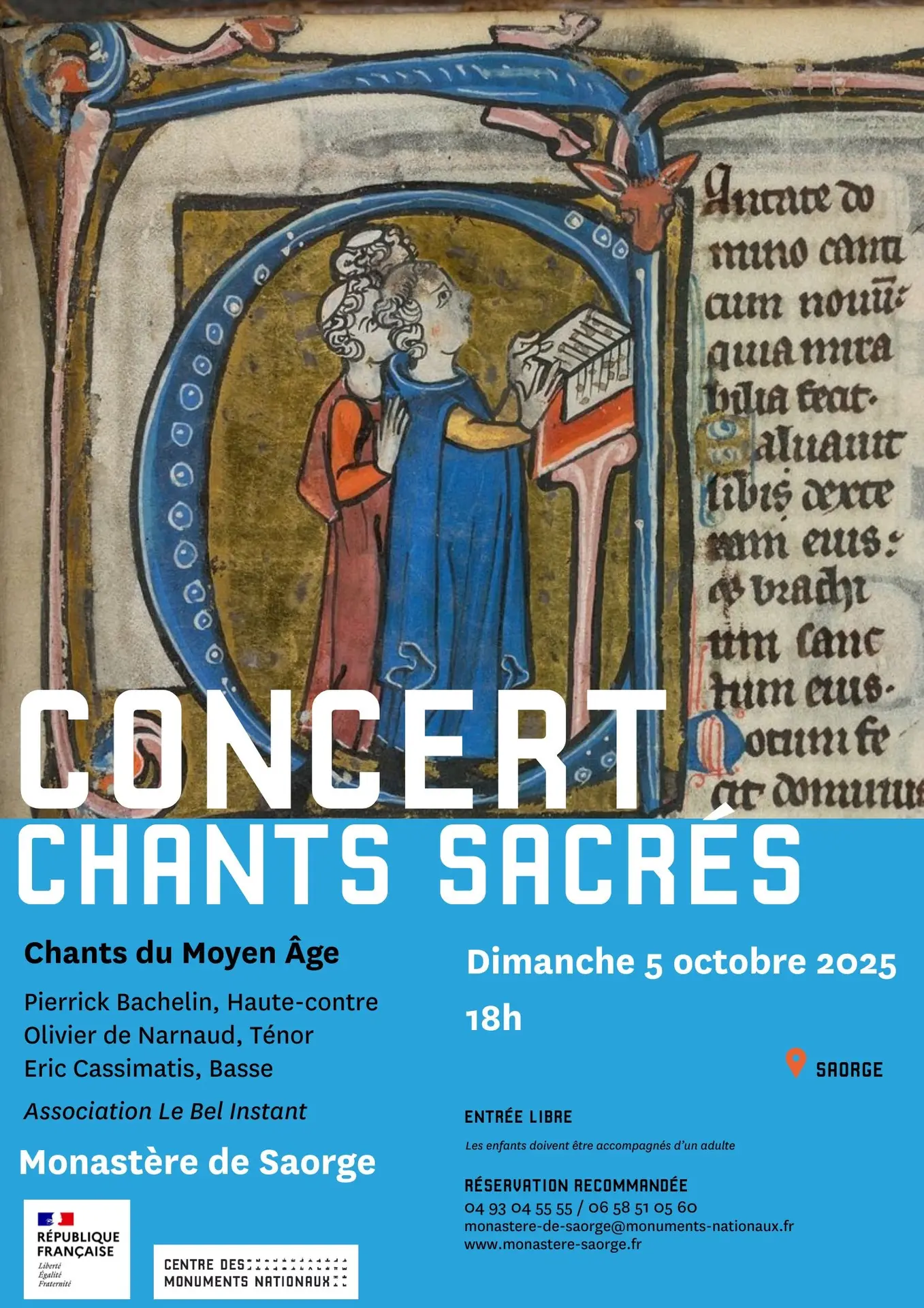 Concert chants sacrés_Saorge