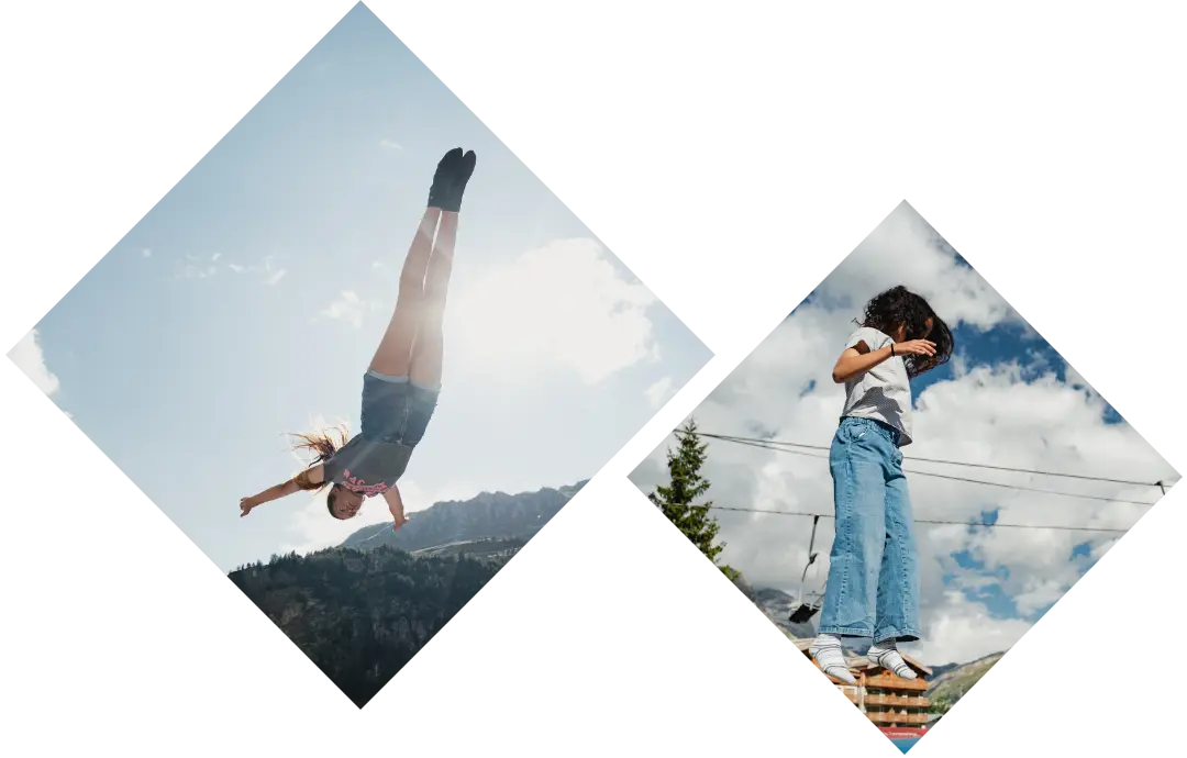 Photo portrait - initiation trampoline