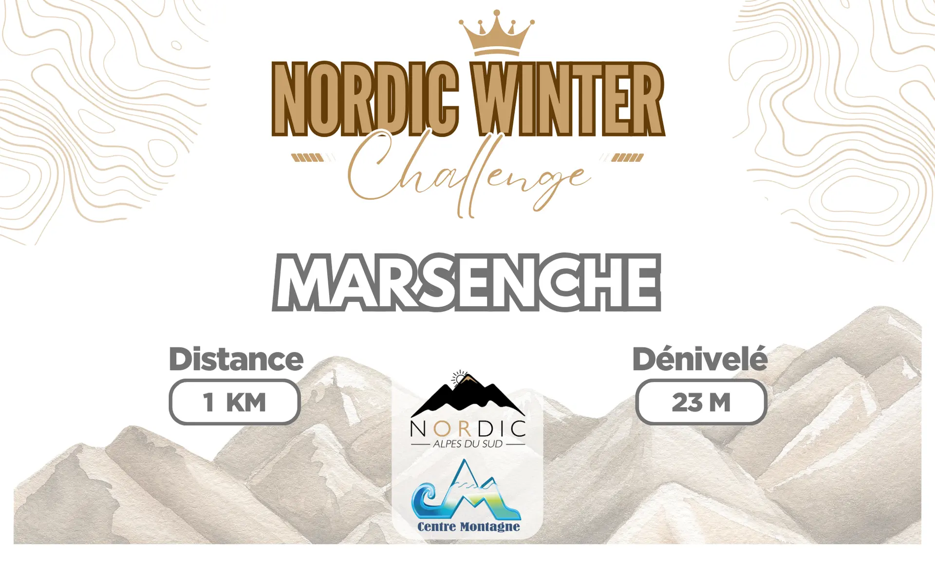 Affiche Nordic Winter Challenge