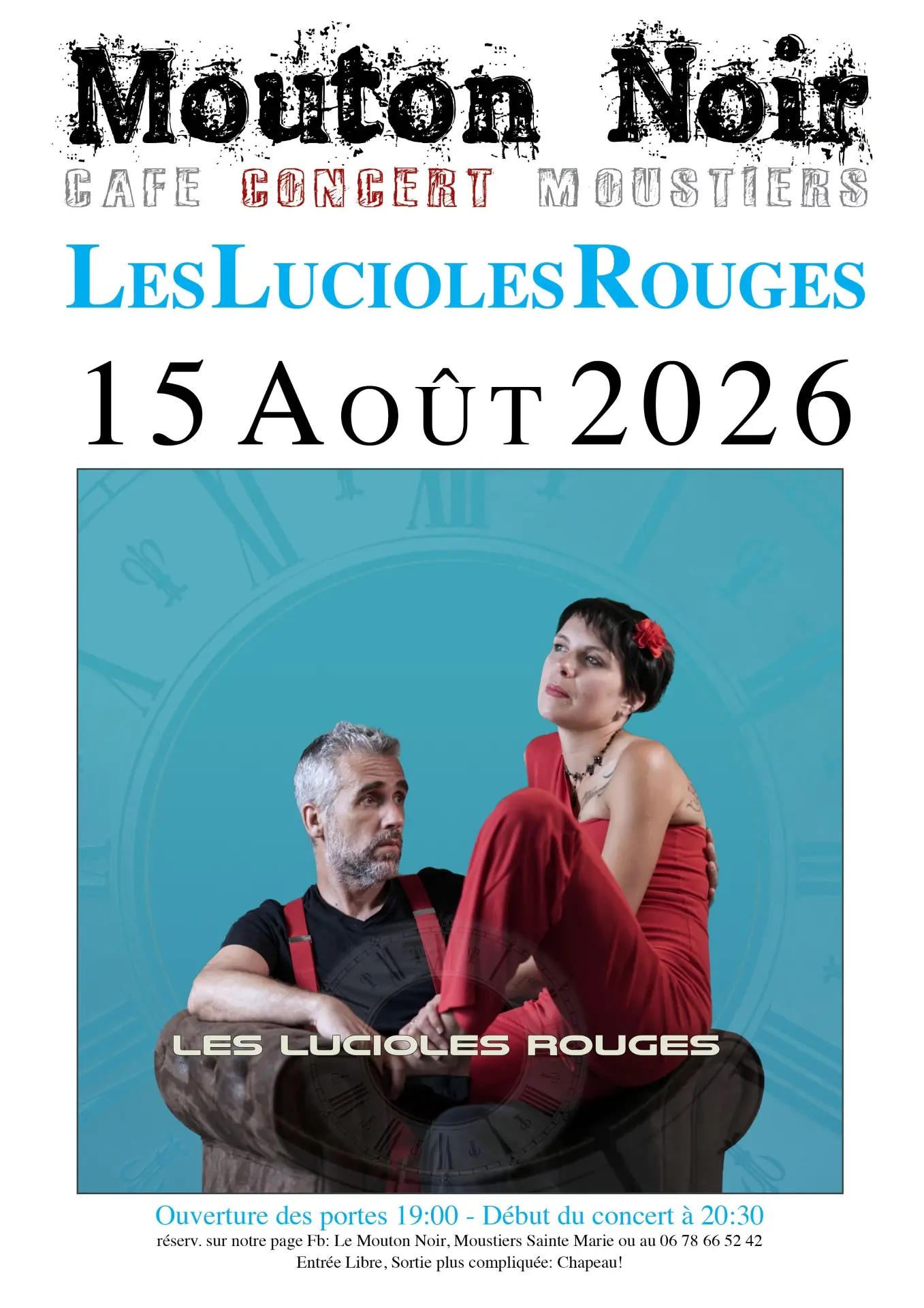 Les Lucioles Rouges im Konzert im Mouton Noir_Moustiers-Sainte-Marie