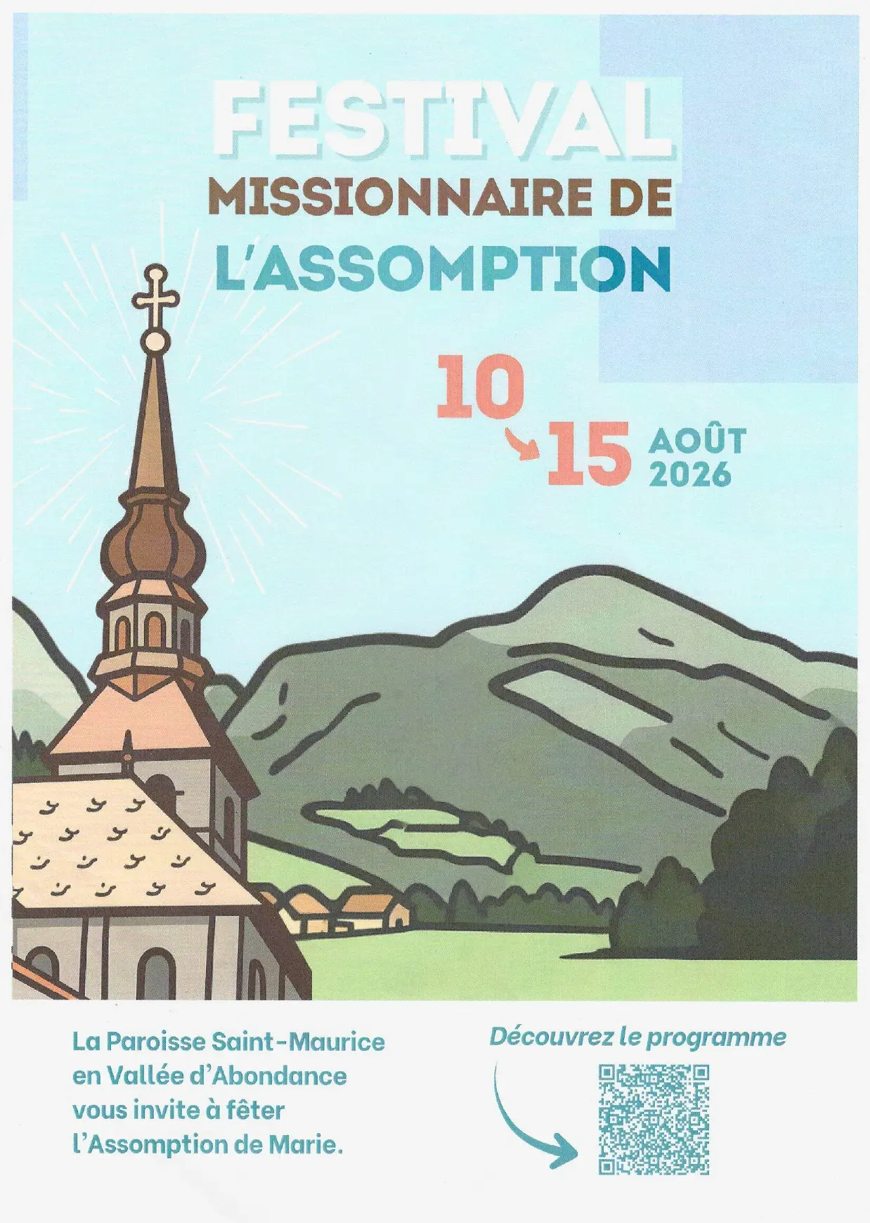 Affiche festival de l'assomption