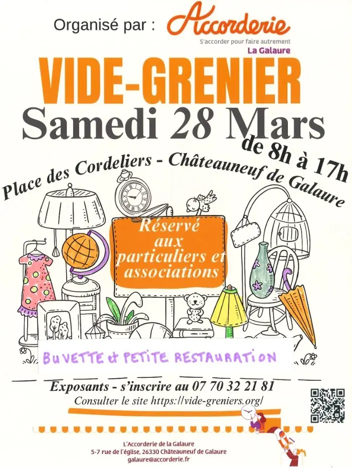 Affiche expliquant l'événement