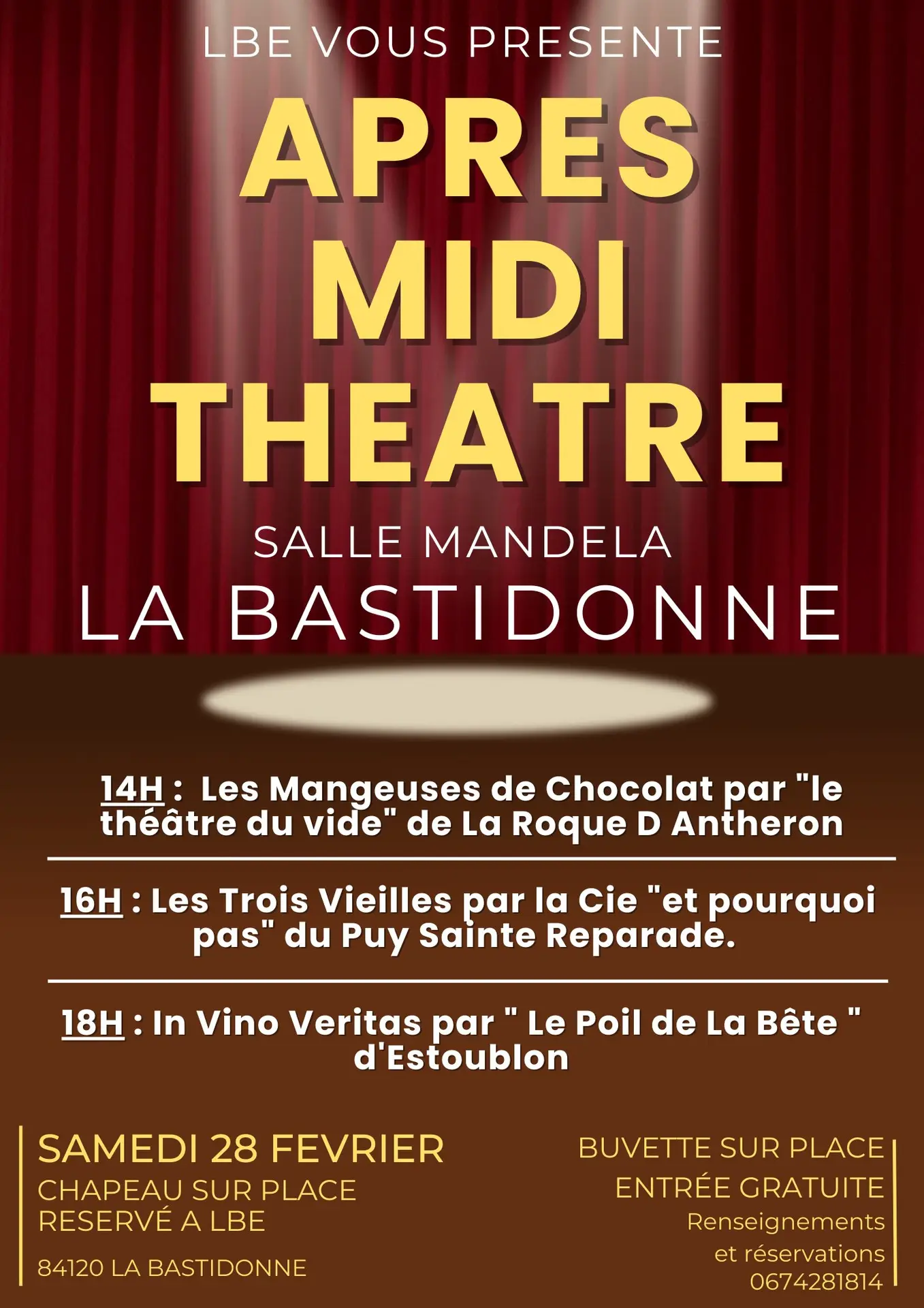 Après-midi théâtre à La Bastidonne_La Bastidonne