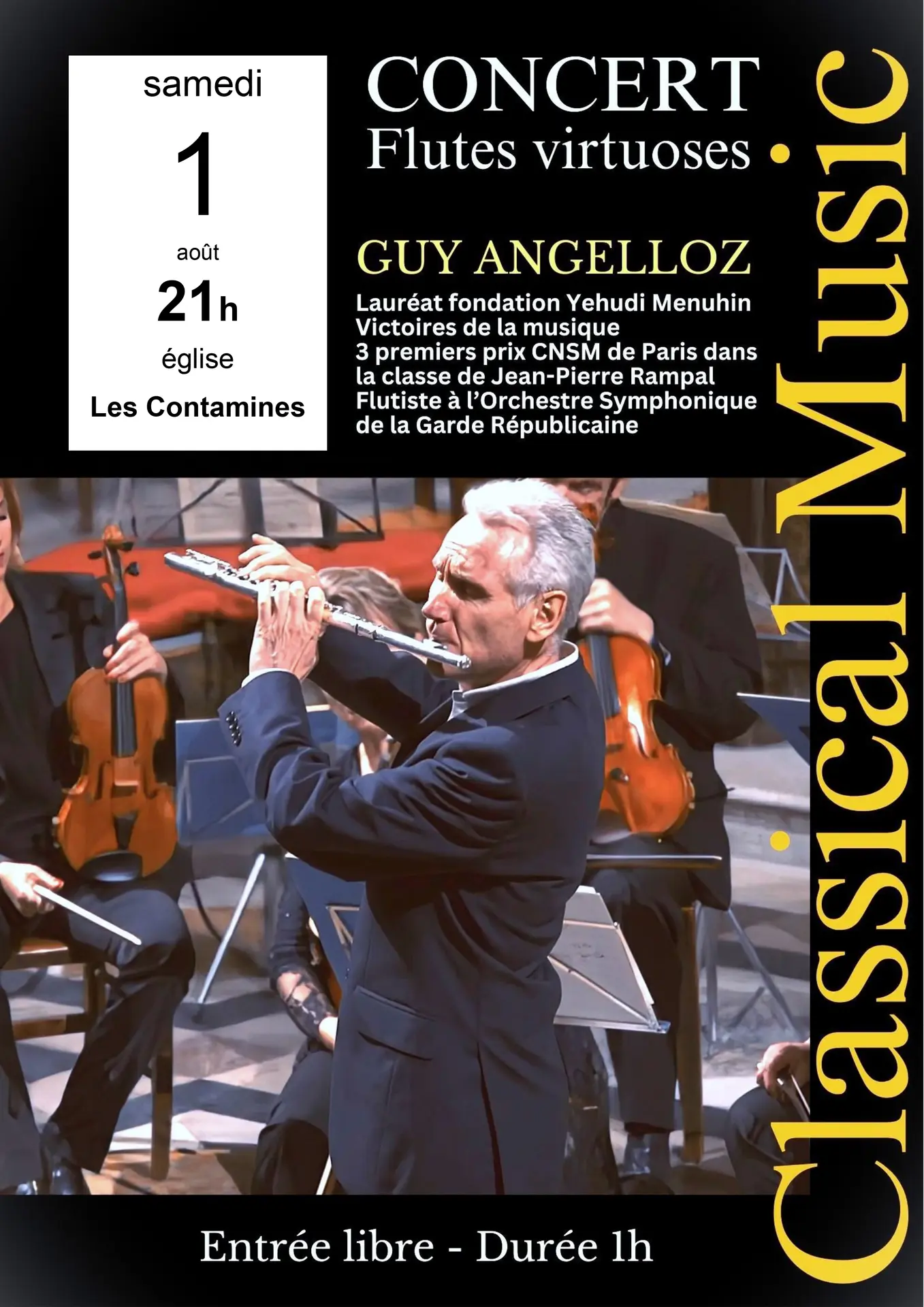 Concert de flûtes avec Guy Angelloz_Les Contamines-Montjoie