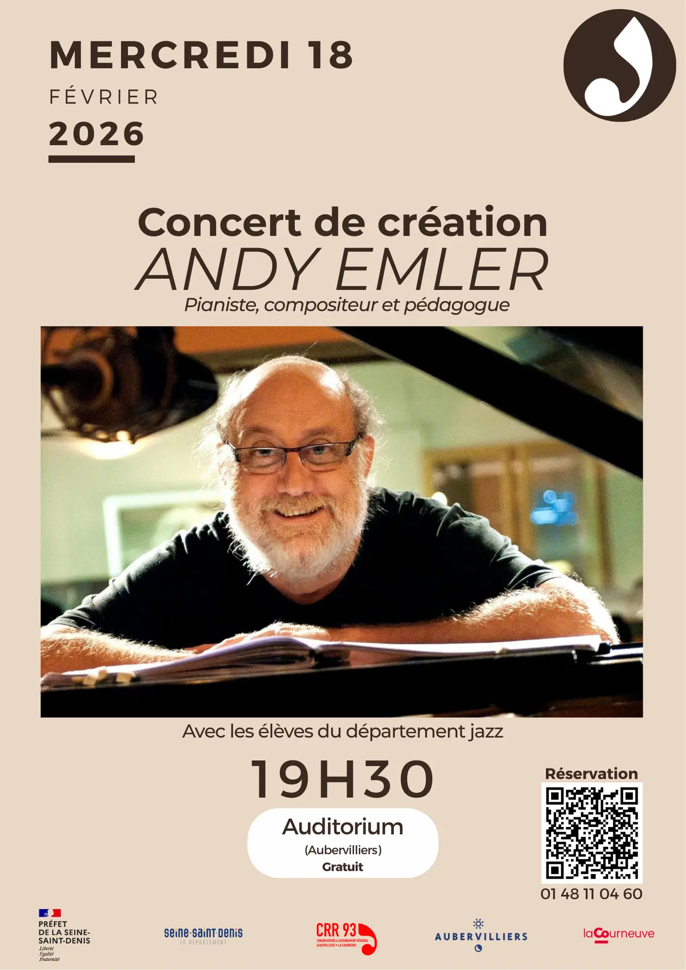 Concert - Création dirigé par Andy Emler_Aubervilliers