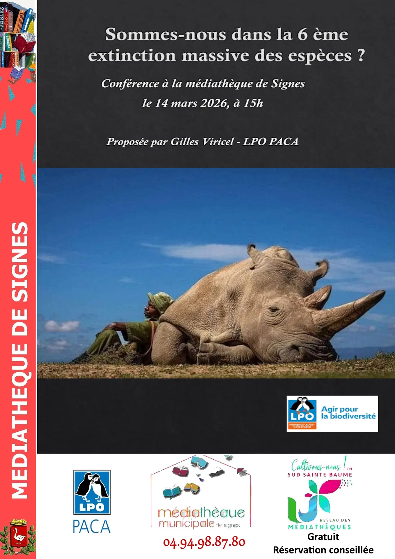 Conférence « Sommes-nous dans la 6e extinction massive des espèces ? »_Signes