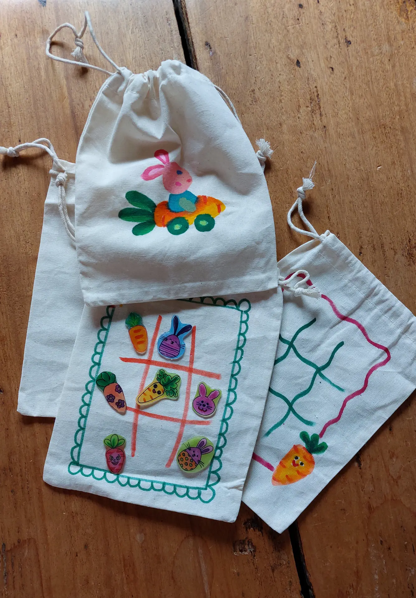 Atelier Tic Tac Pâques : Création d'une pochette de jeu_Morzine