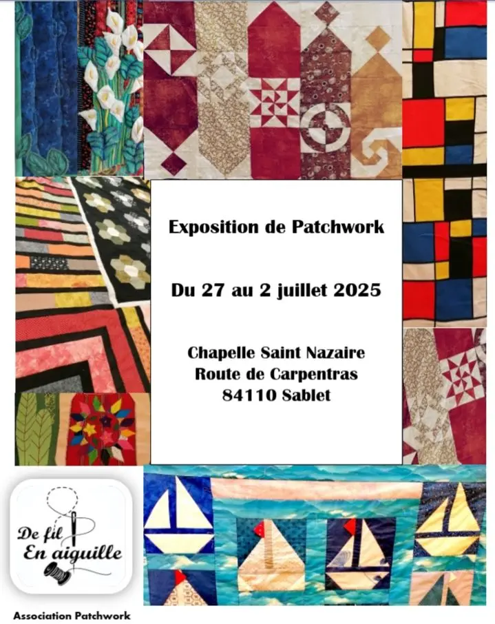 Exposition Patchwork sur le thème de l'ArtSablet