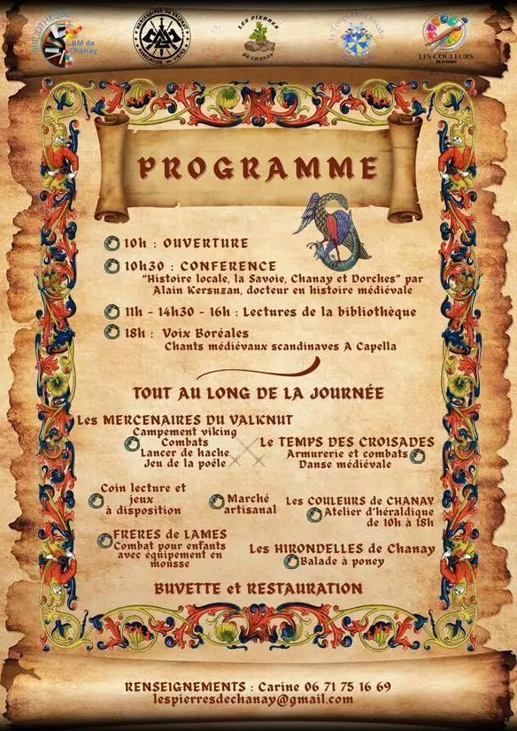 Fête médiévale à Chanay