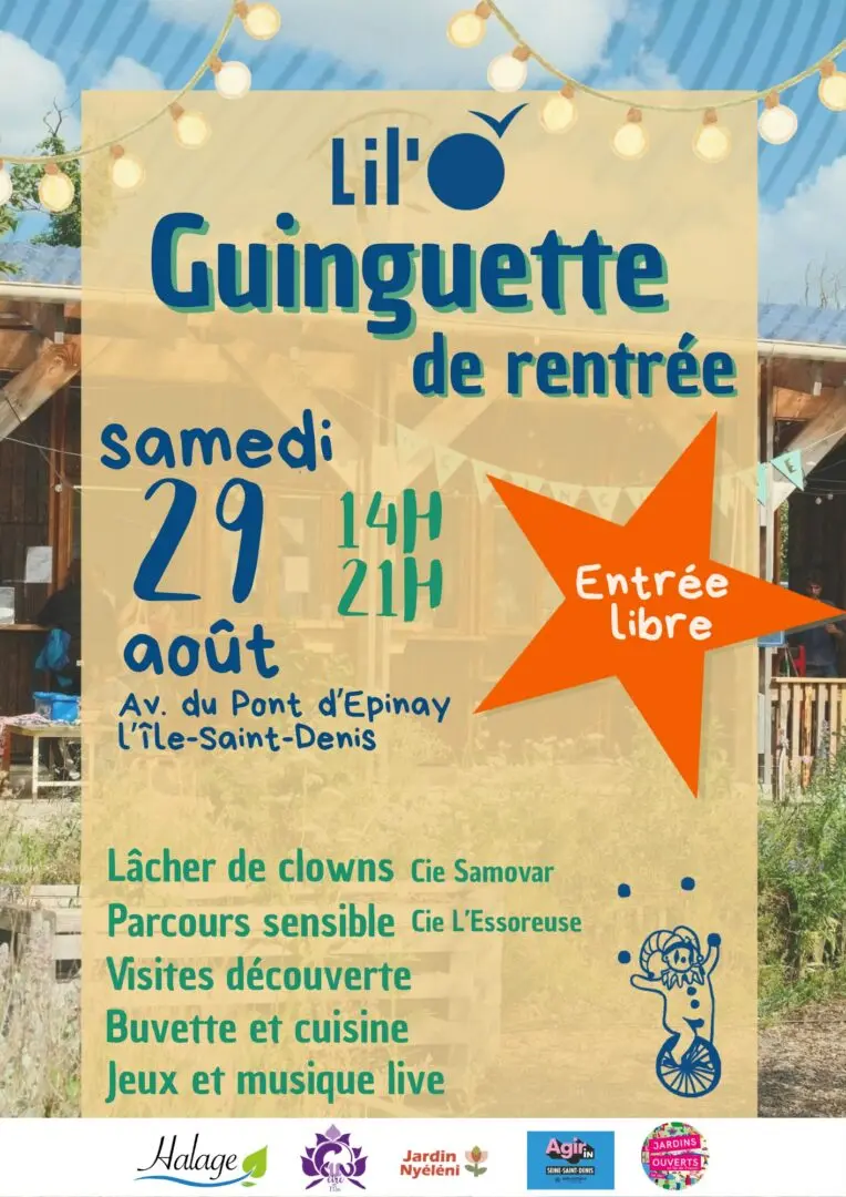 nimation estivale - Guinguette de rentrée à Lil’Ô_L'Île-Saint-Denis