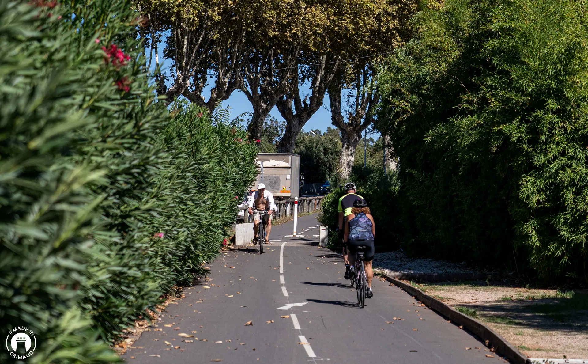 Parcours cyclable Cogolin/Grimaud