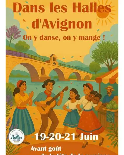 Dans les Halles d’Avignon : On y danse, on y mange !_Avignon