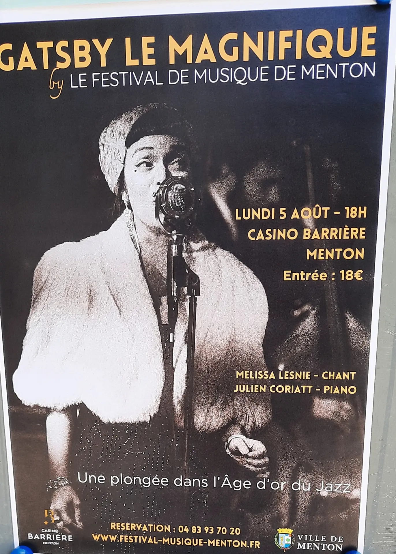 Affiche du concert