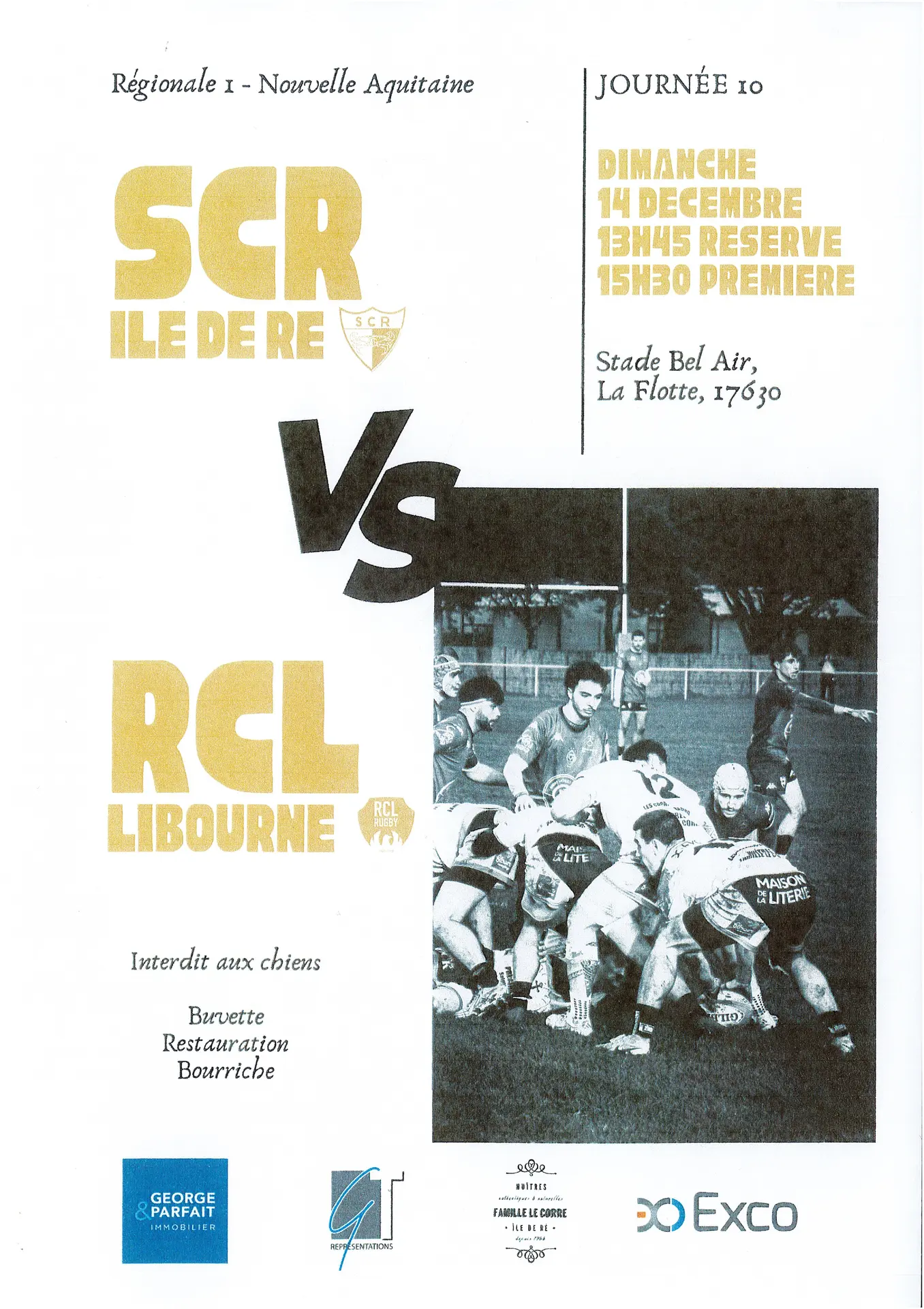 Rugby-Spiel – SCR Ile de Ré_La Flotte