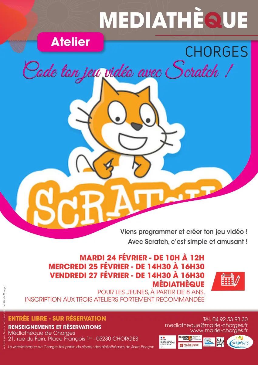 Code ton jeu vidéo avec Scratch ! Chorges