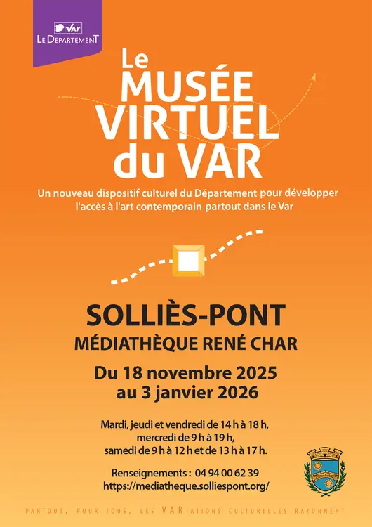 Le Musée Virtuel du Var s’invite à la médiathèque René Char_Solliès-Pont