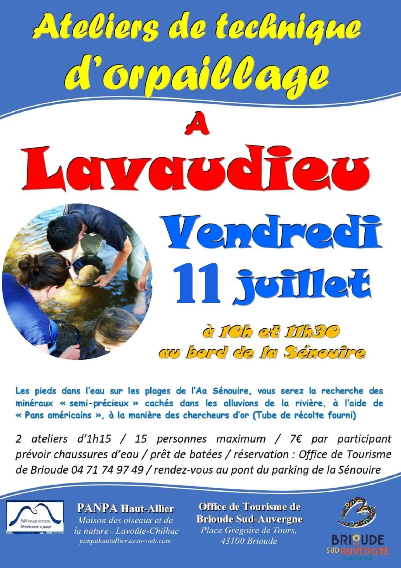 Ateliers de technique d’orpaillage_Lavaudieu