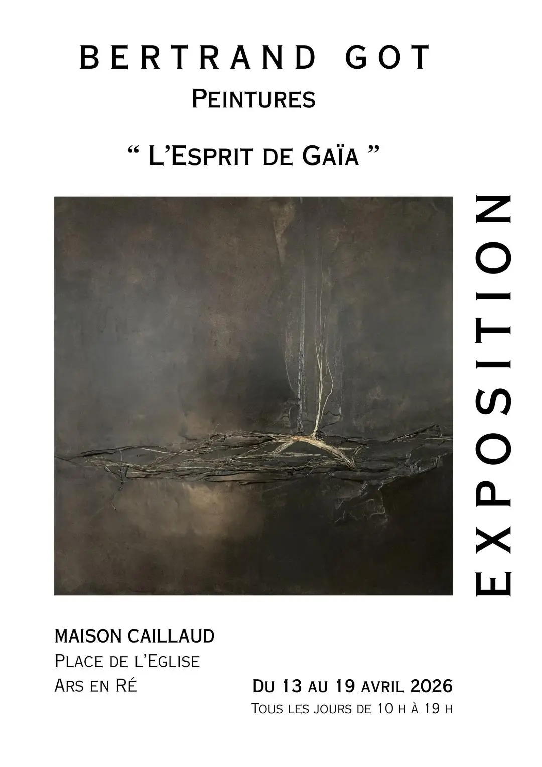 Plakat der Ausstellung L'Esprit de Gaïa