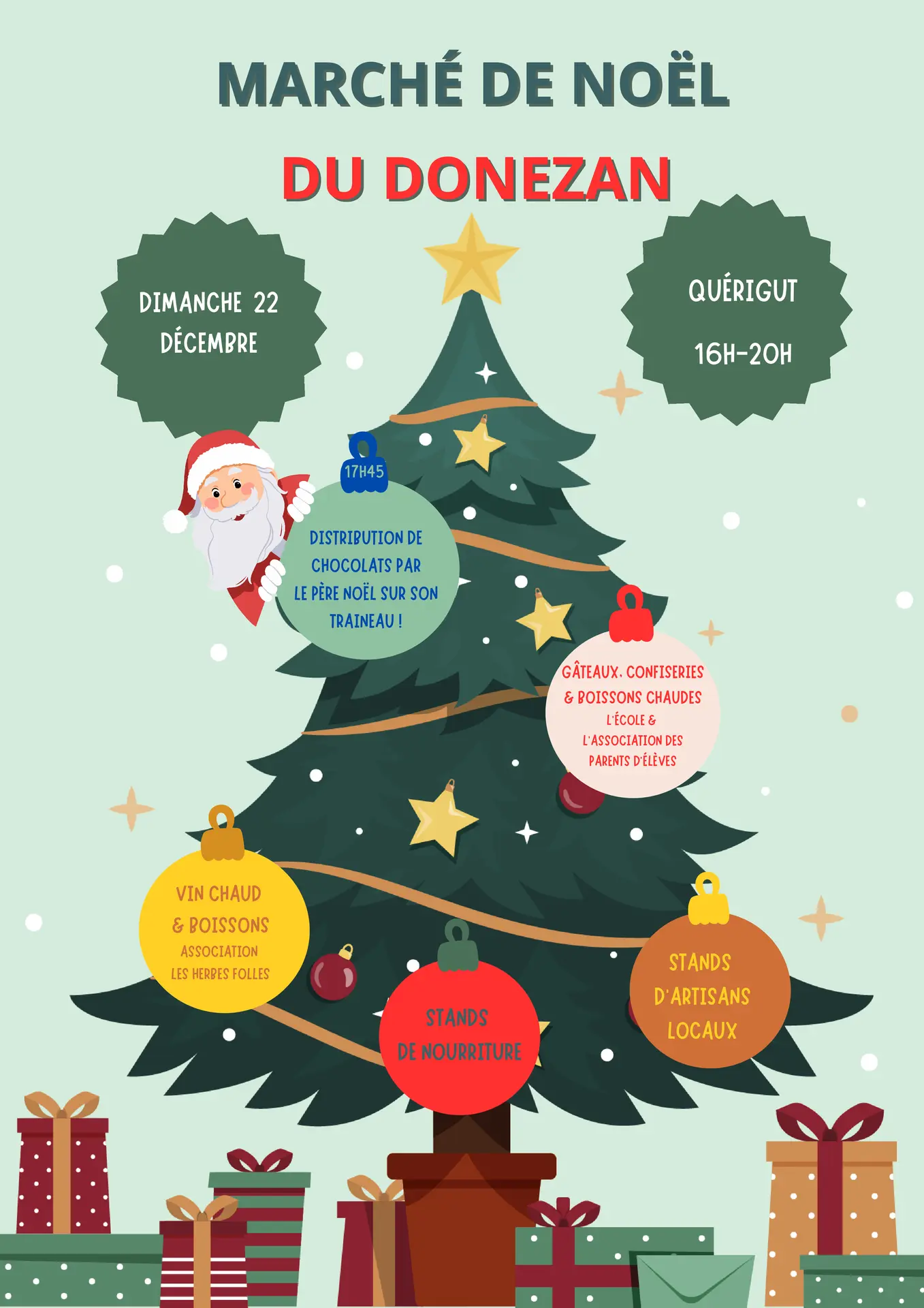 affiche du marché de Noël