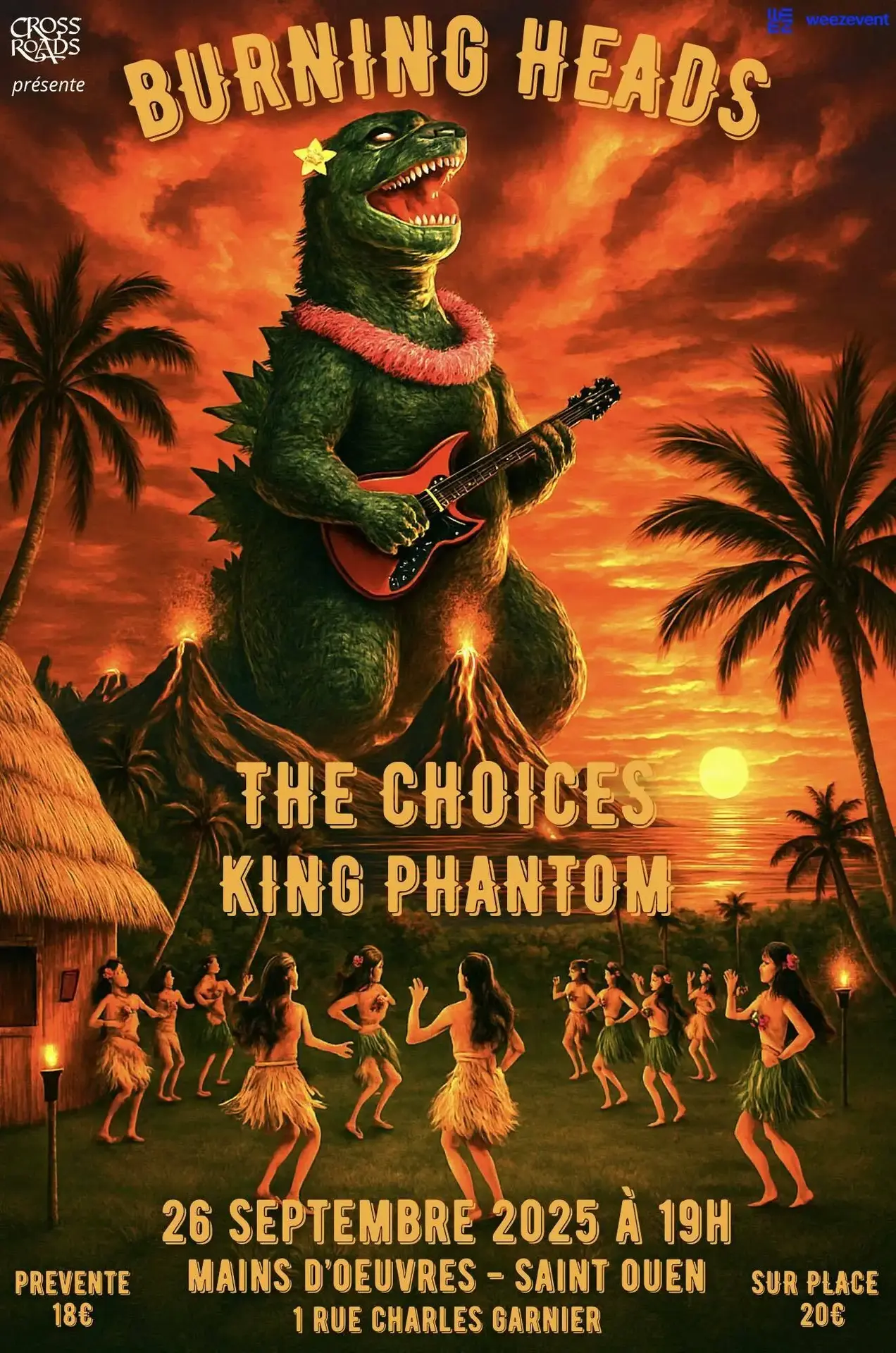 Concert - Burning Heads + The Choices +  King Phantoms_Saint-Ouen