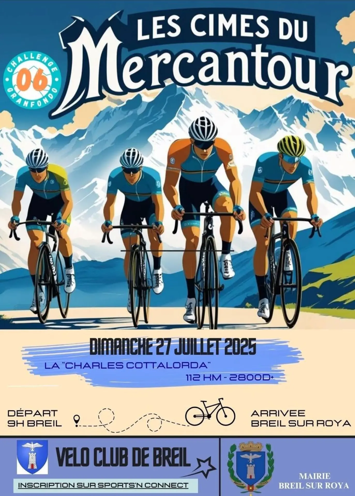 Course cyclosportive Les Cimes du Mercantour