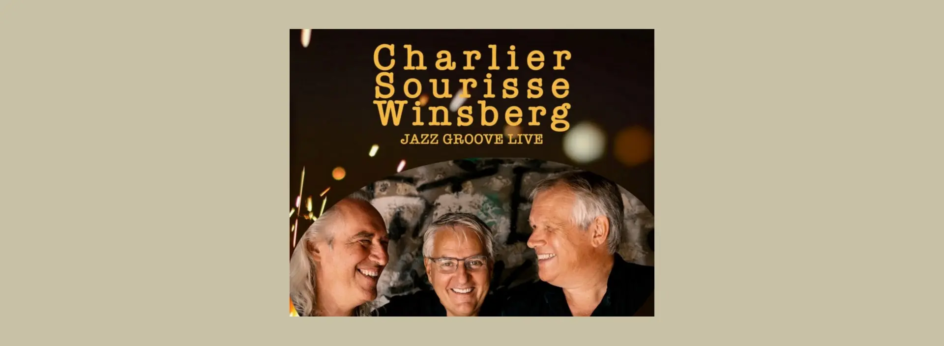 Vignette Live-Jazz-Groove-Konzert mit Charlier, Sourisse und Winsberg in Eygalières 08.04.26