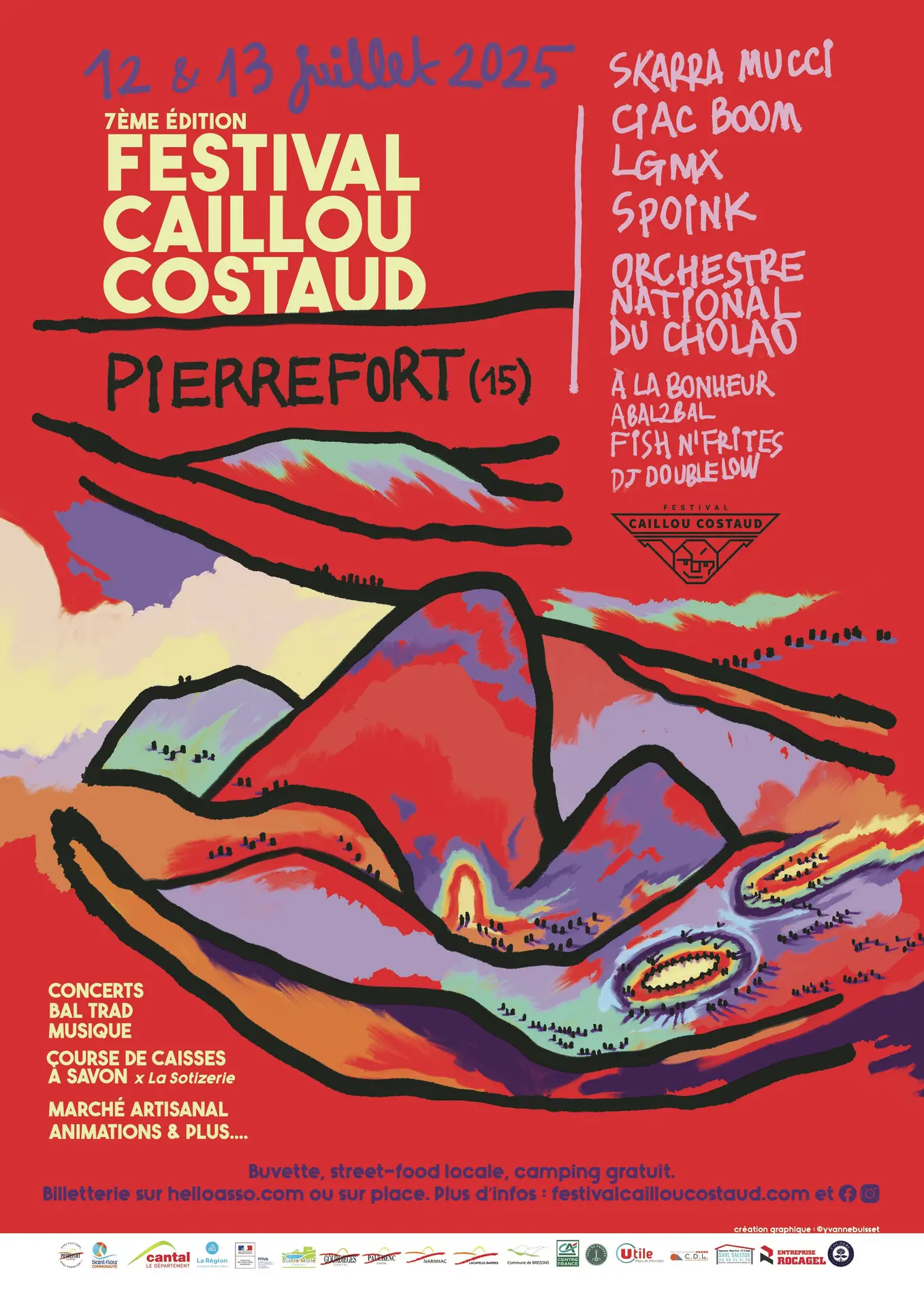 Affiche Caillou costaud