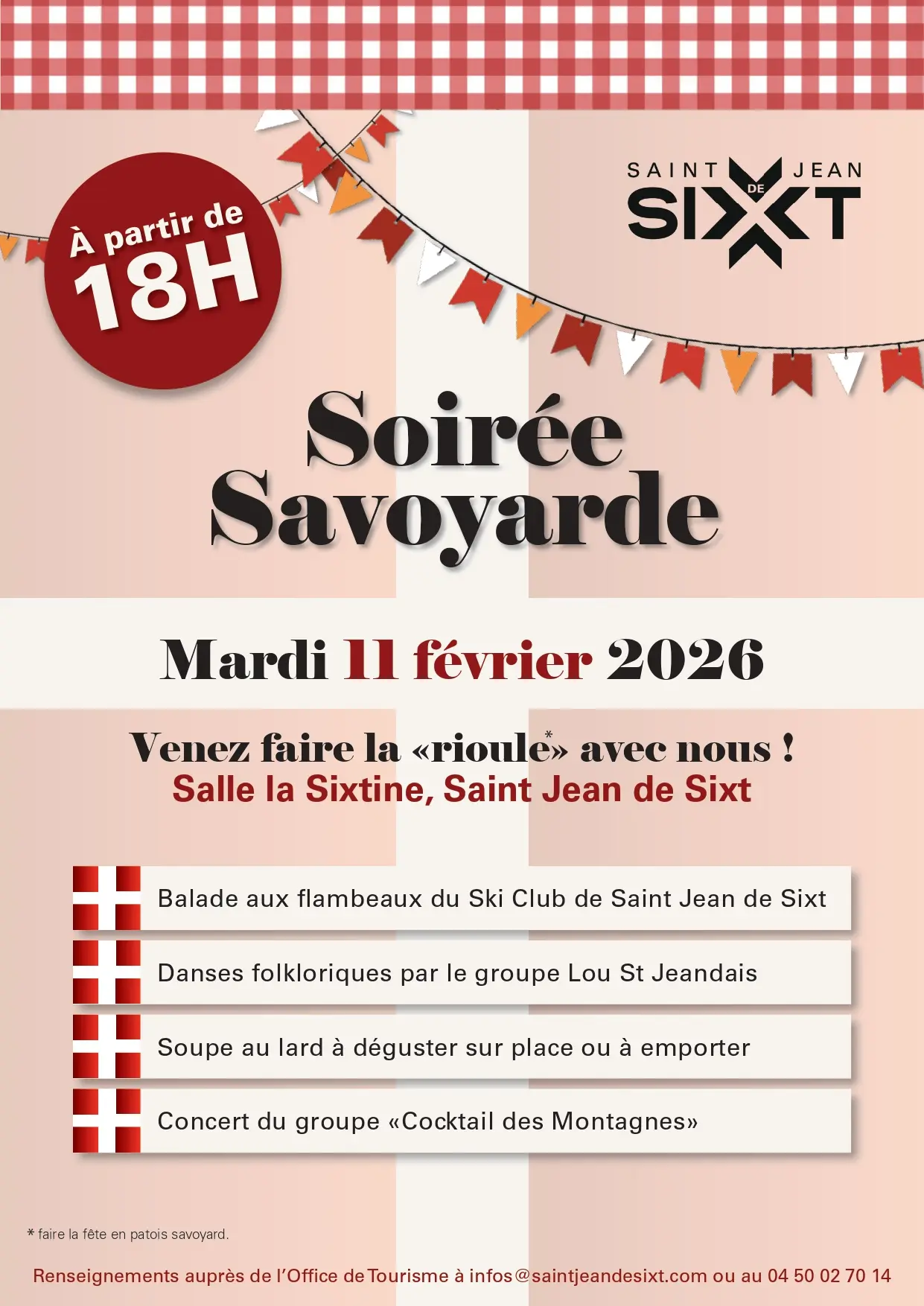 Présente les différentes animations savoyardes