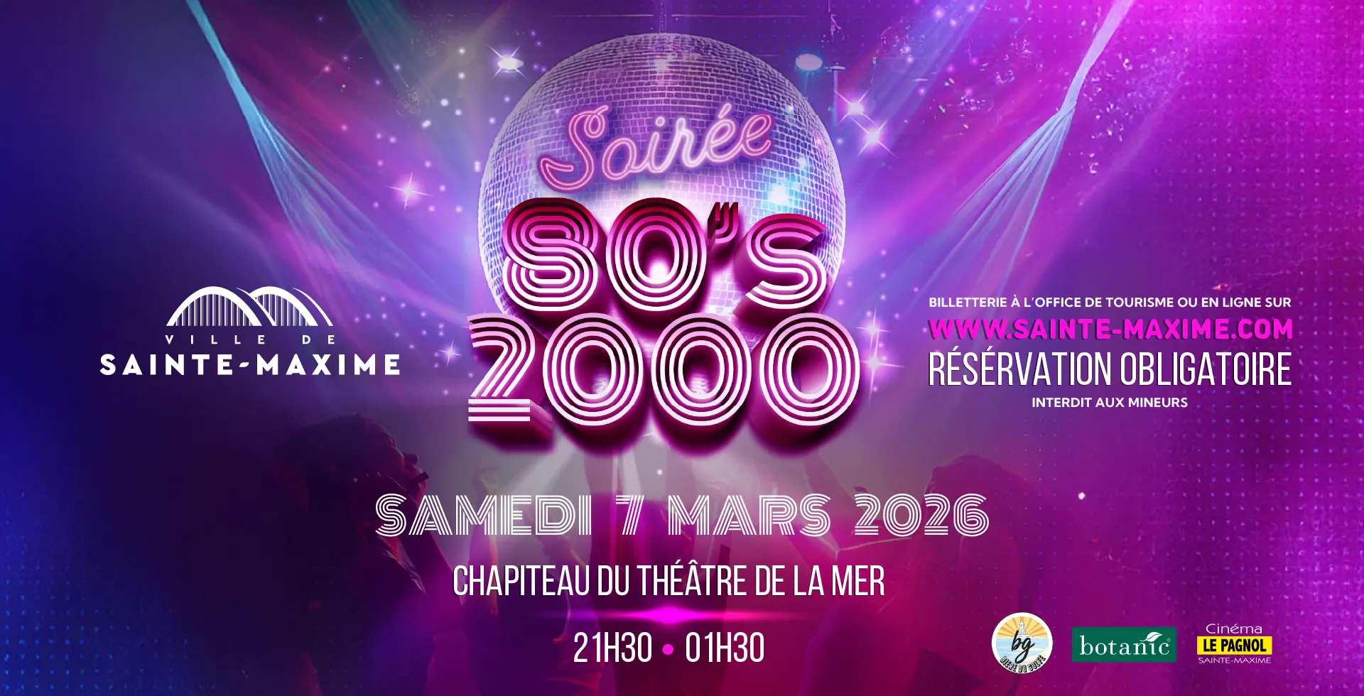 Soirée années 80 à 2000_Sainte-Maxime