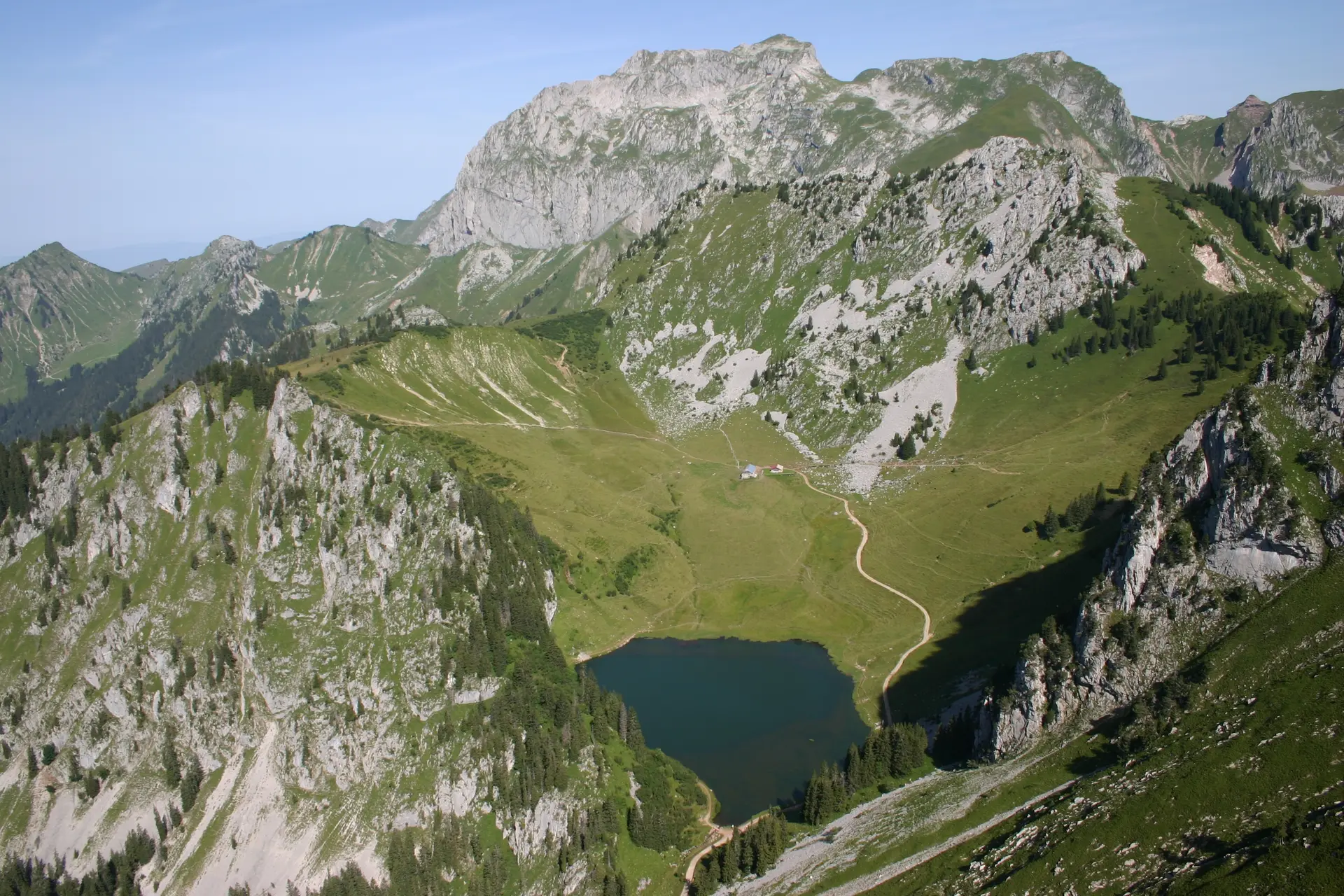 Photo vue lac d'Arvouin
