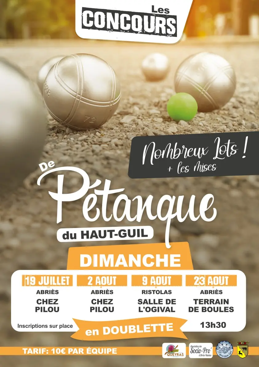 Les concours de pétanque du Haut-guil - Chez Pilou_Abriès-Ristolas