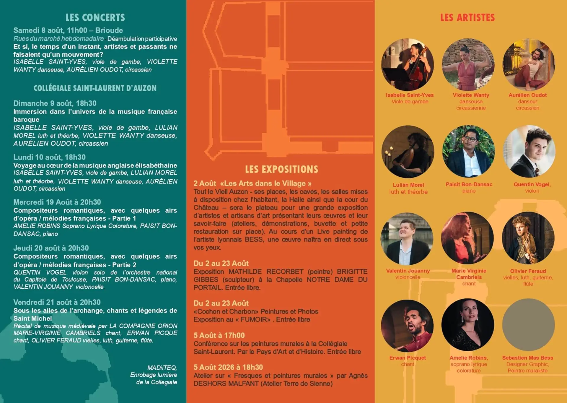 Programme du Festival