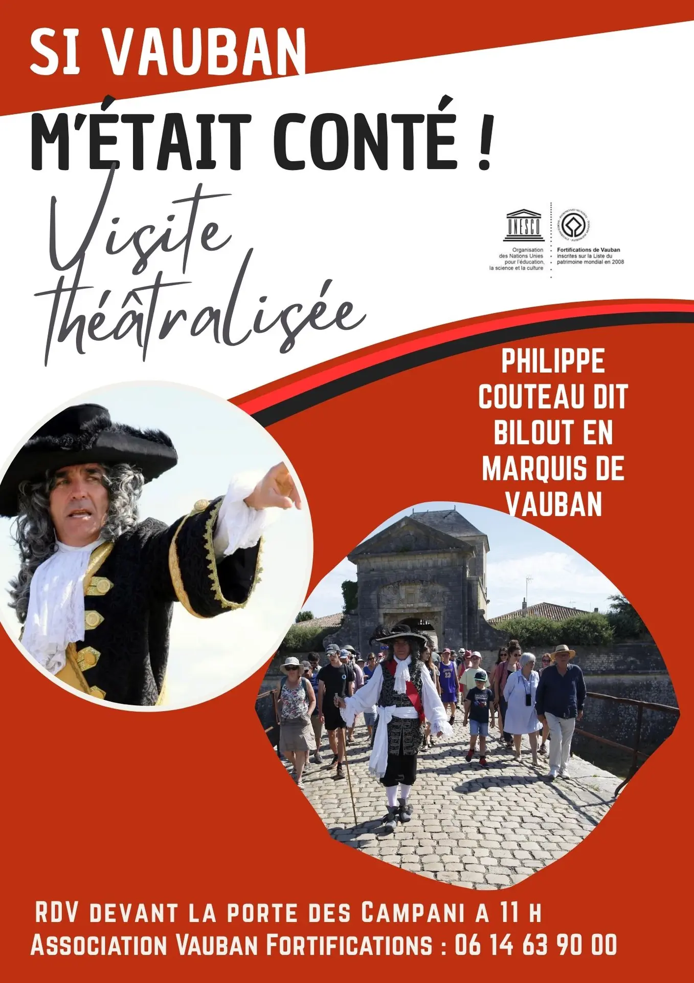 Affiche de la visite théâtralisée