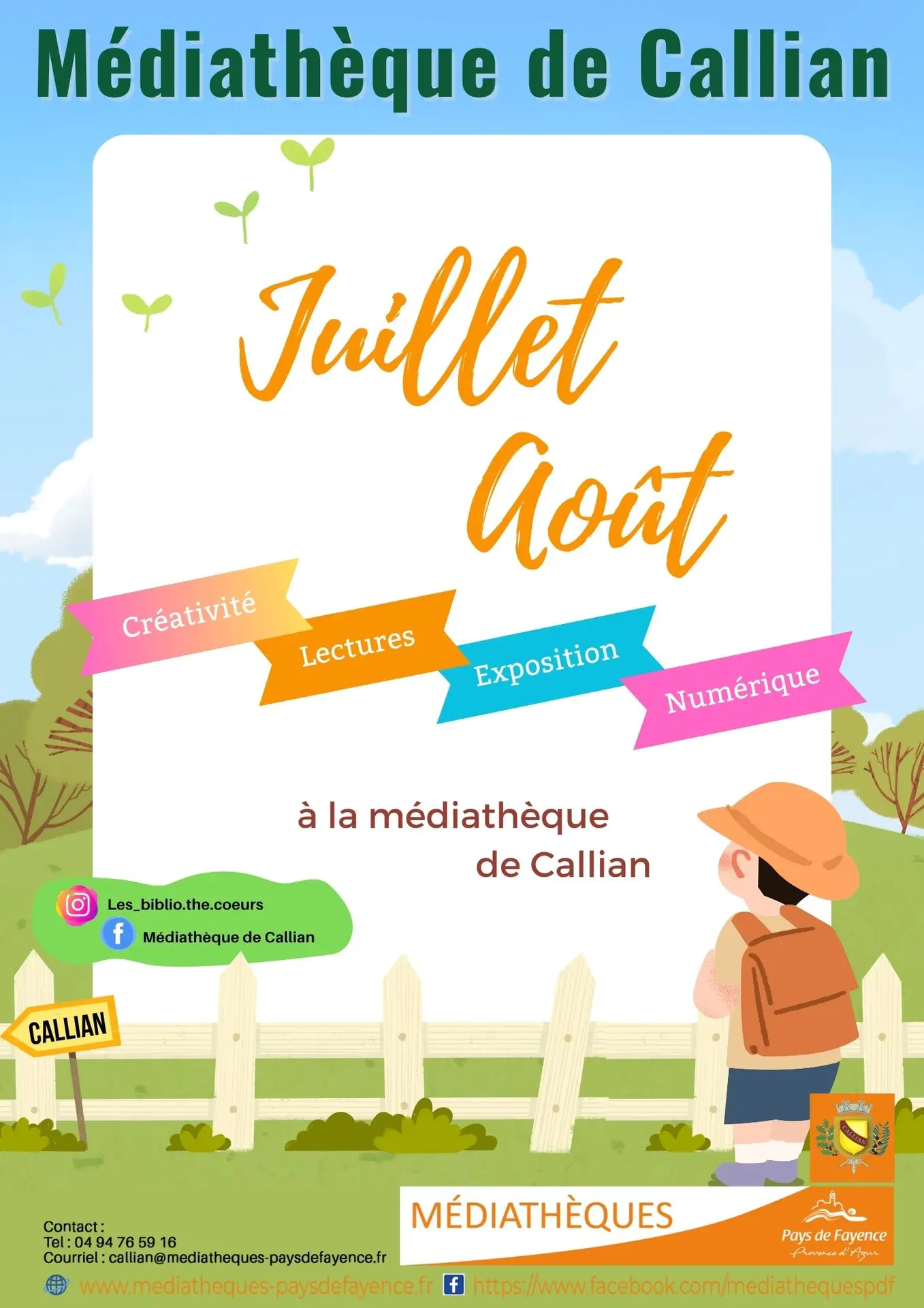 Programme de l'été