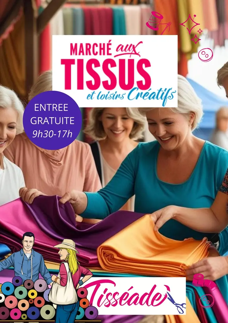 Tisséade - Marché aux tissus et loisirs créatifs_Avignon